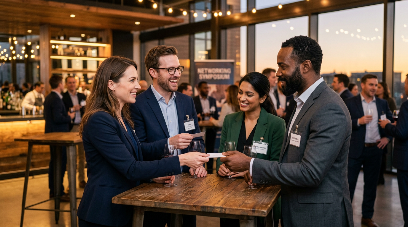 Business networking event for professional referral partners